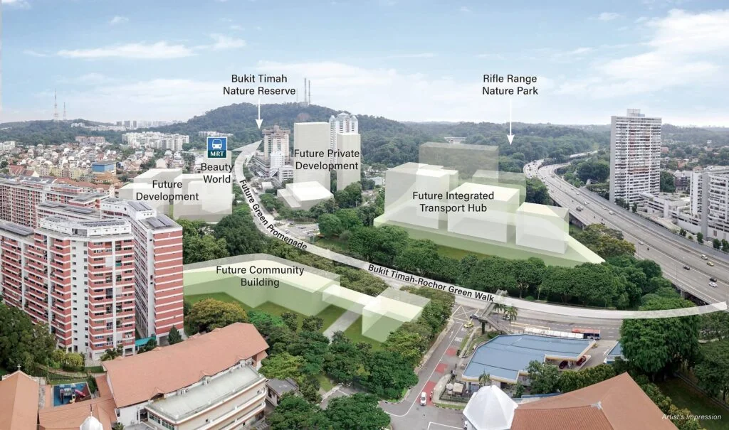 Beauty World precinct masterplan near Dunearn House